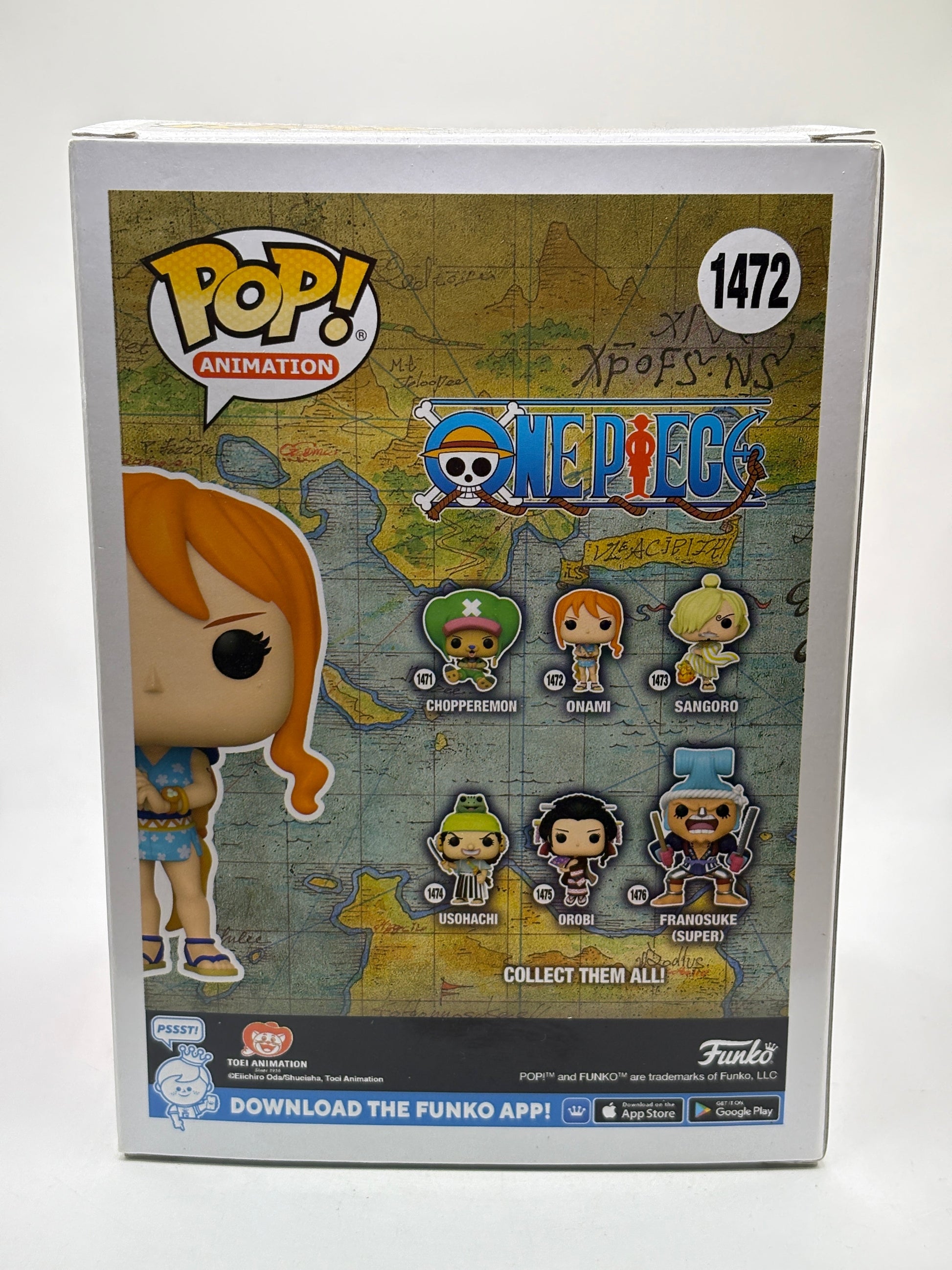 Funko POP! Animation One Piece #1472 Onami Signed Autograph No COA FRENLY BRICKS - Open 7 Days