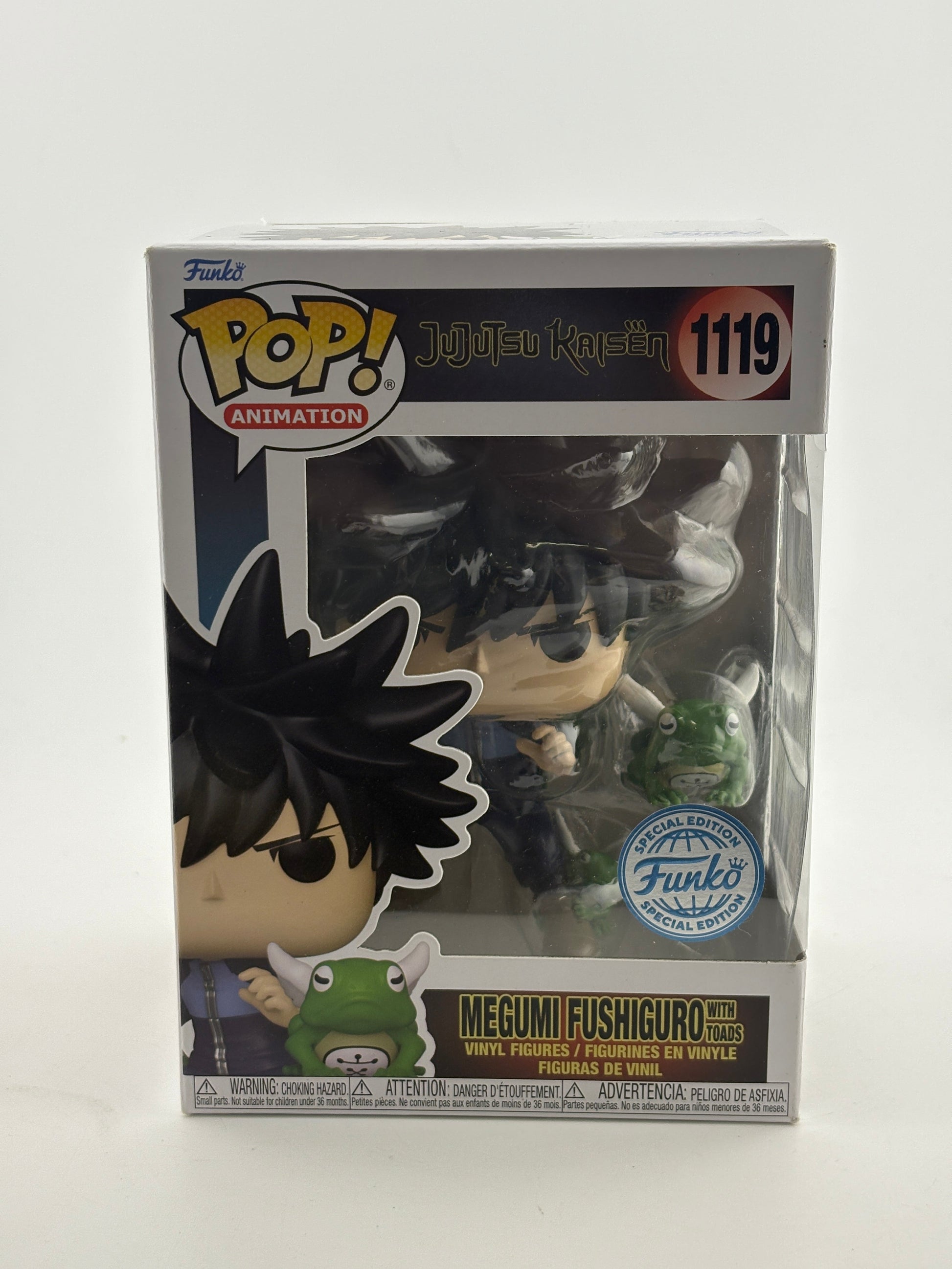 Funko POP! Animation Jujutsu Kaisen #1119 Megumi Fushiguro with Toads SE FRENLY BRICKS - Open 7 Days