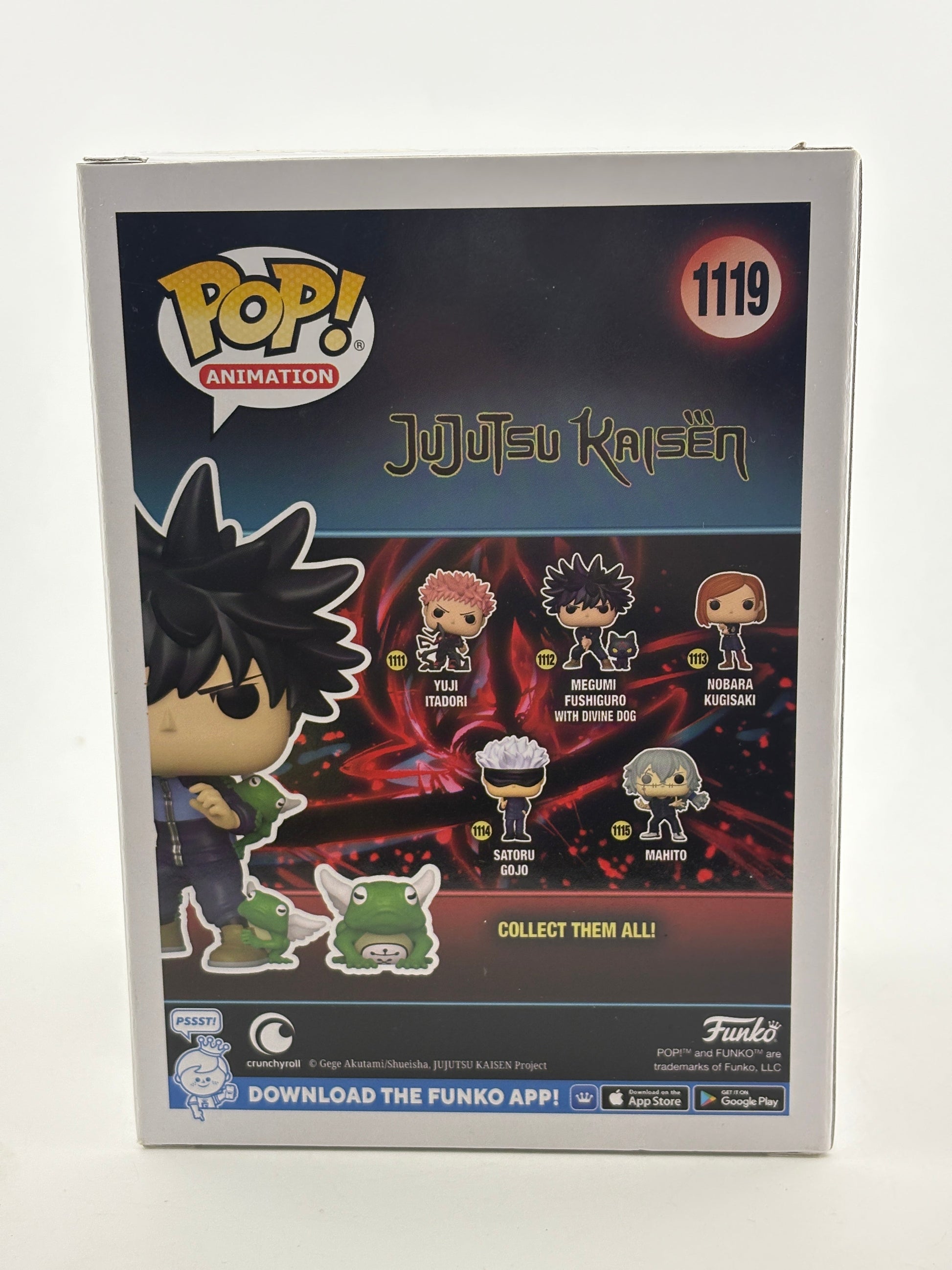 Funko POP! Animation Jujutsu Kaisen #1119 Megumi Fushiguro with Toads SE FRENLY BRICKS - Open 7 Days