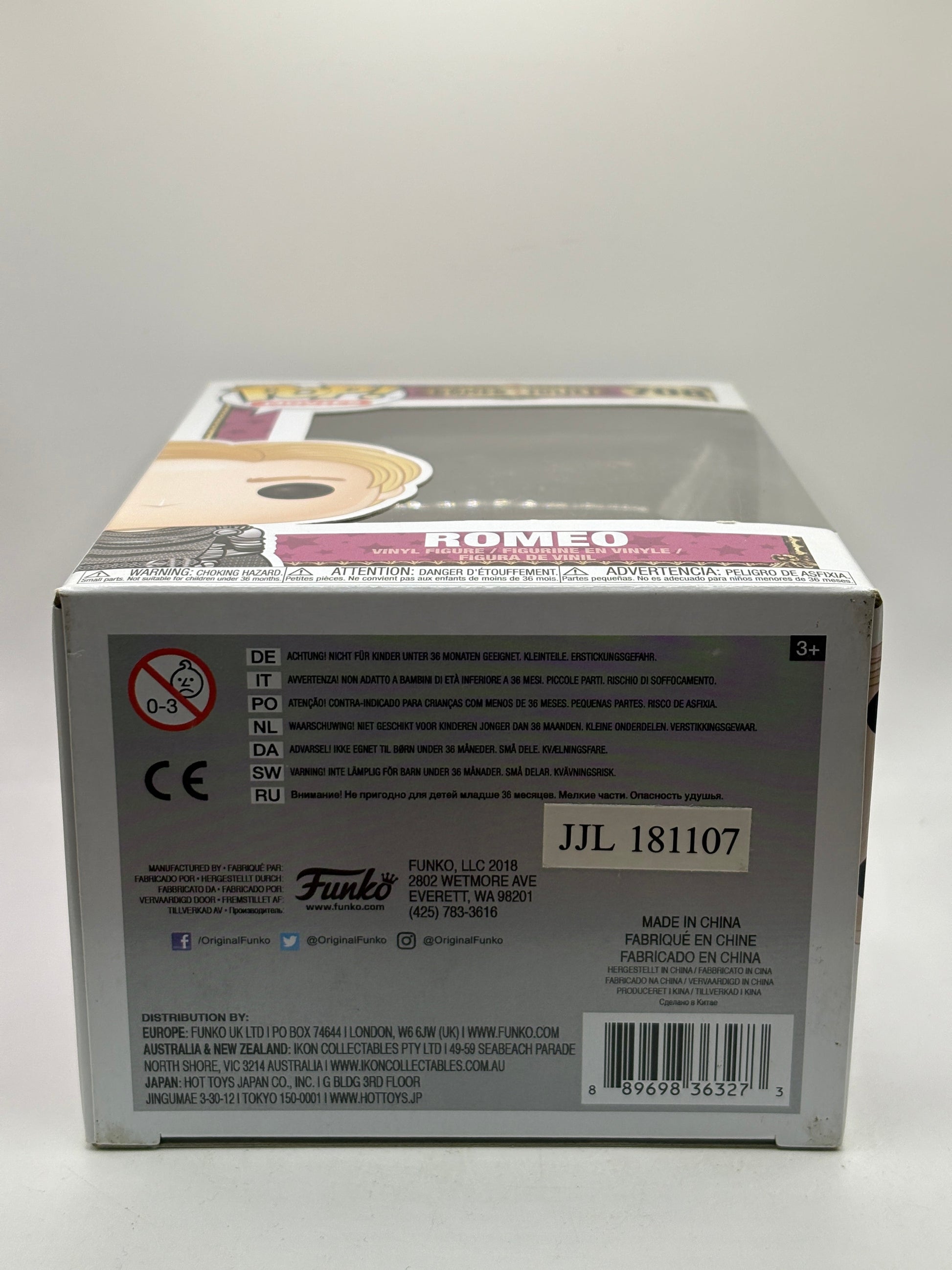 Funko POP! Movies Romeo & Juliet #708 Romeo Vinyl Figure FRENLY BRICKS - Open 7 Days