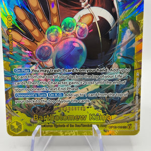 One Piece TCG - Bartholomew Kuma OP12-119 Secret Rare NM FRENLY BRICKS - Open 7 Days