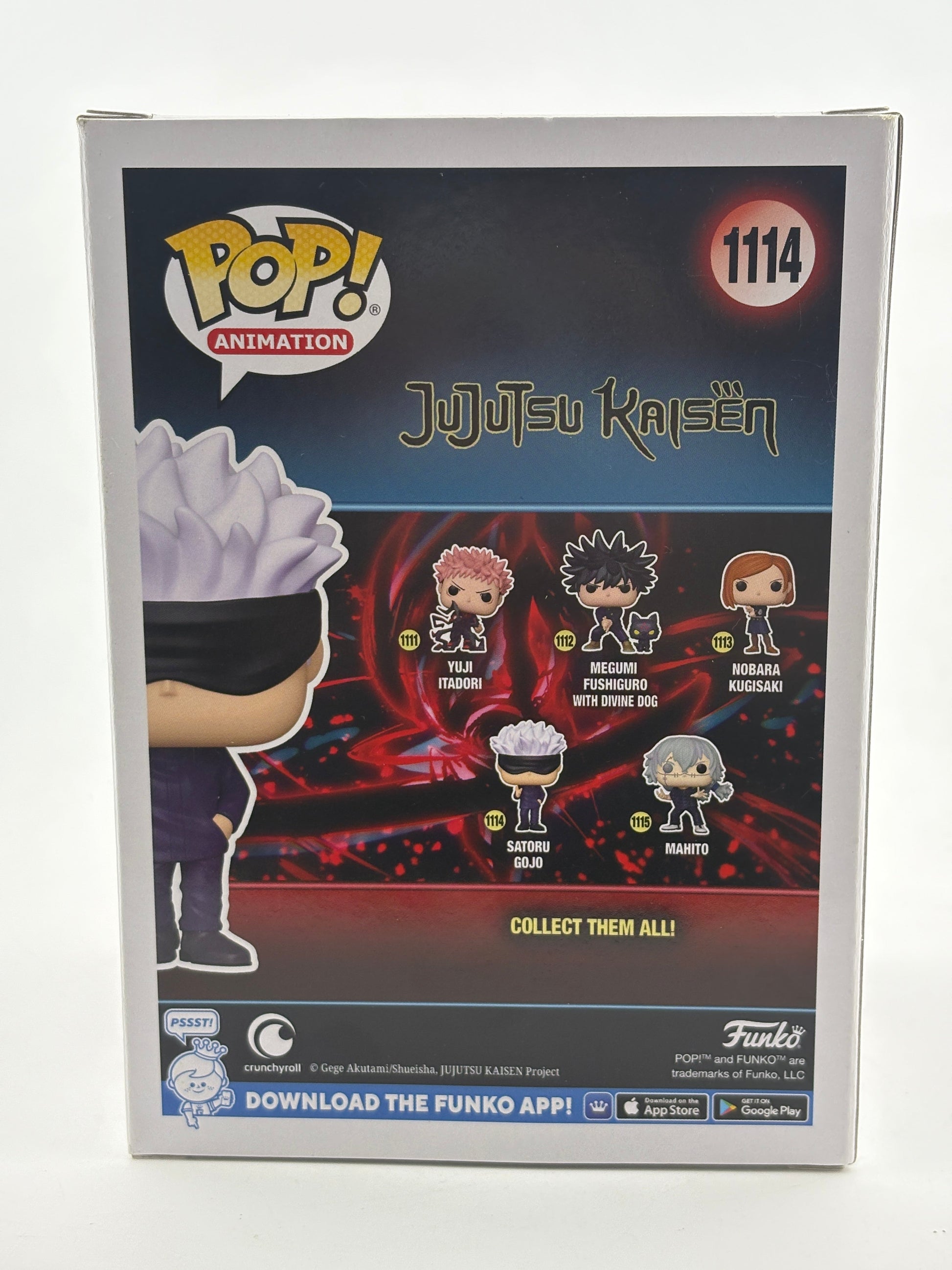 Funko POP! Animation Jujutsu Kaisen #1114 Satoru Gojo Vinyl Figure FRENLY BRICKS - Open 7 Days