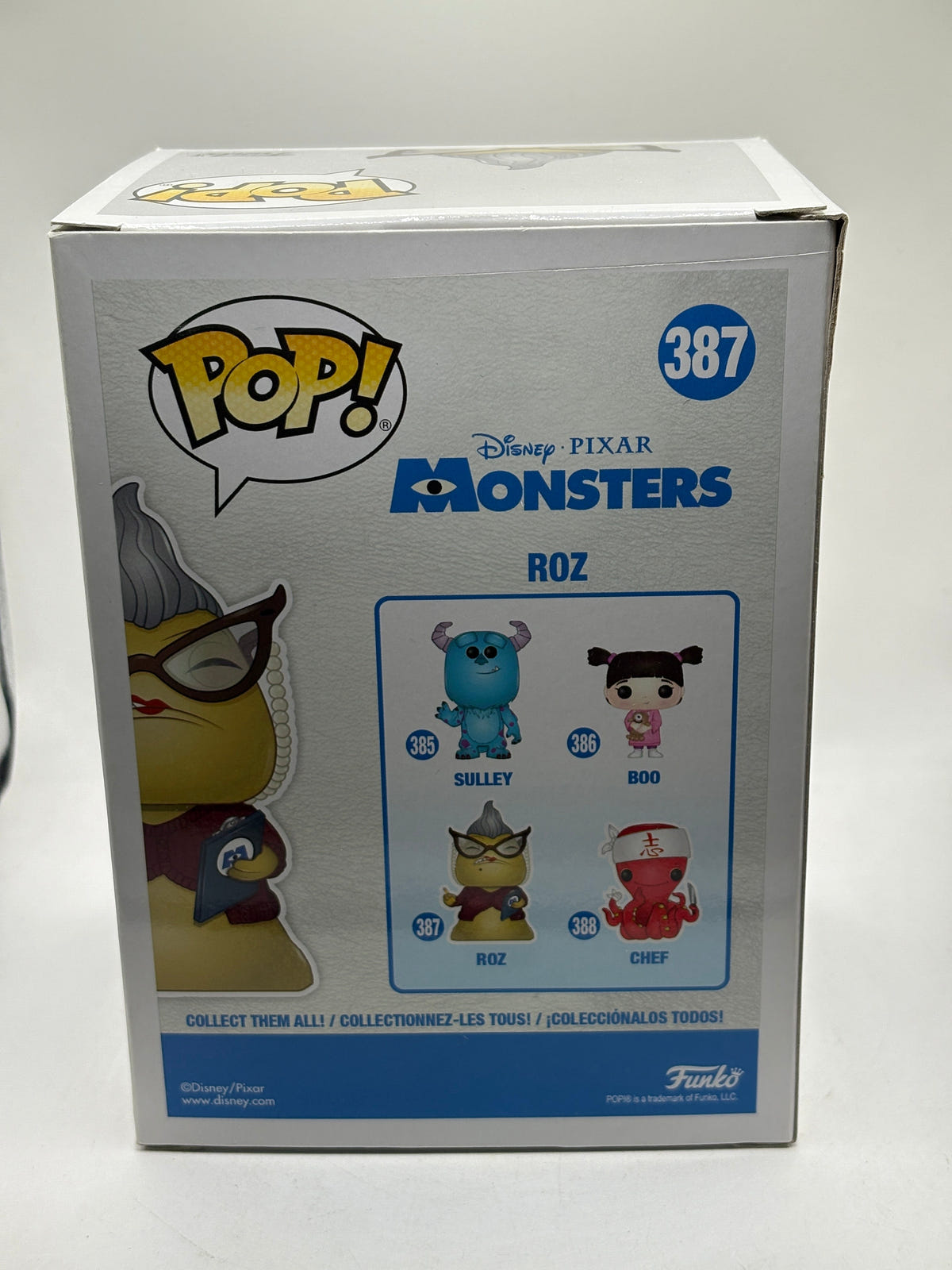 Funko POP! Disney Monsters #387 Roz Vinyl Figure, photo 3 image 3
