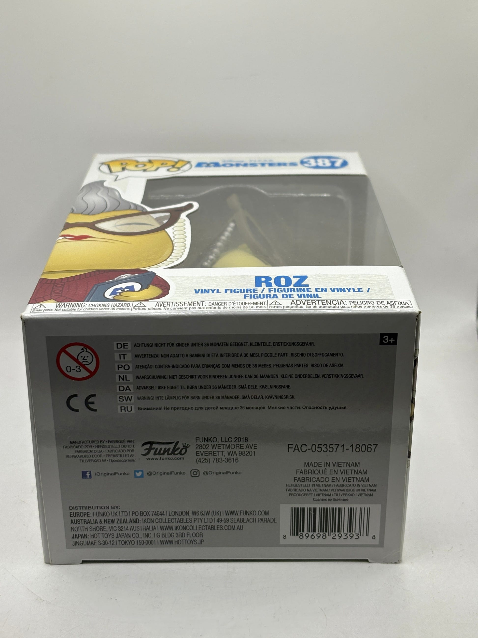 Funko POP! Disney Monsters #387 Roz Vinyl Figure, photo 6 image 6