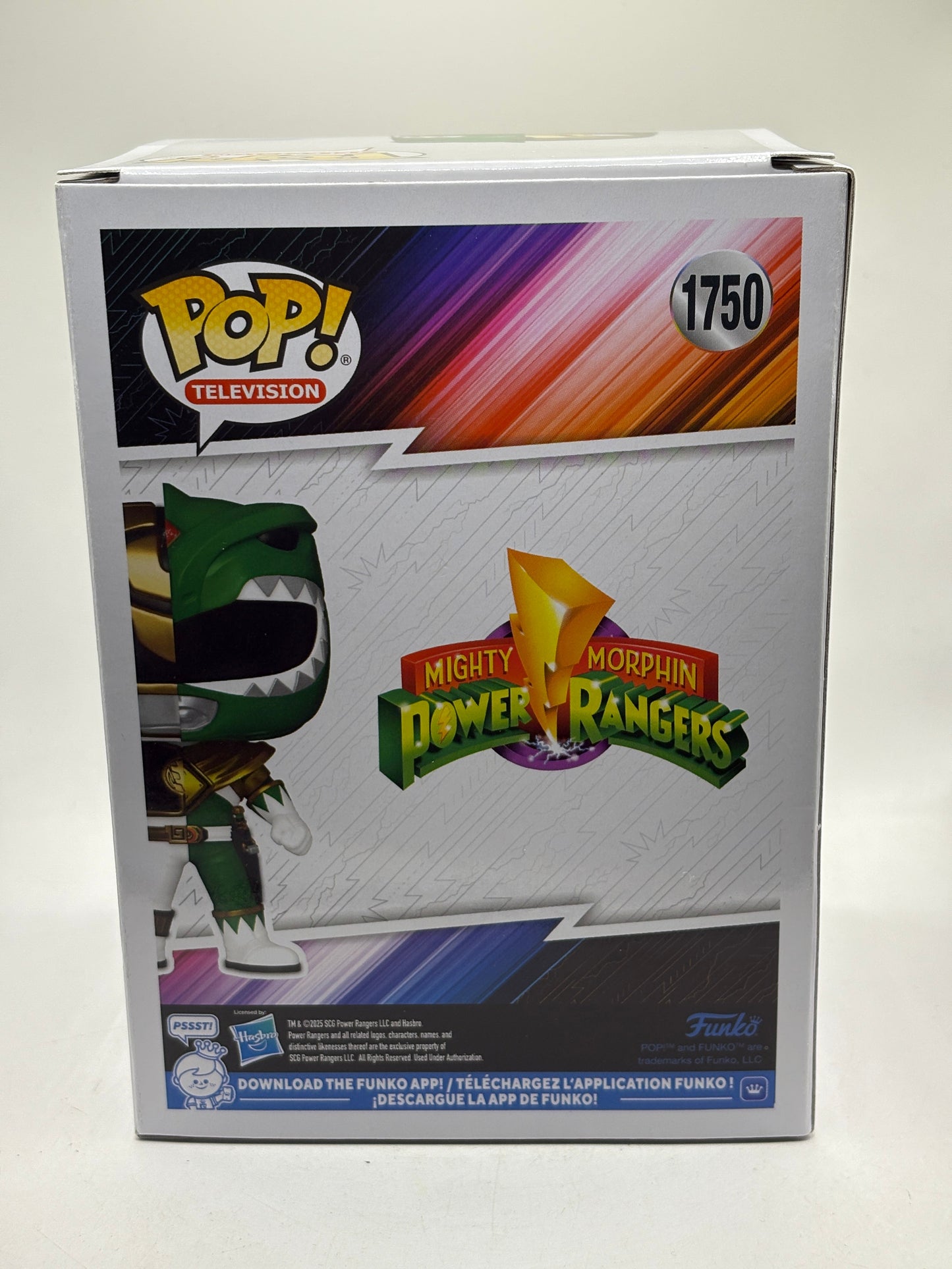 Funko POP! Television Power Rangers #1750 Green/White Ranger Limited 9500 Pcs FRENLY BRICKS - Open 7 Days