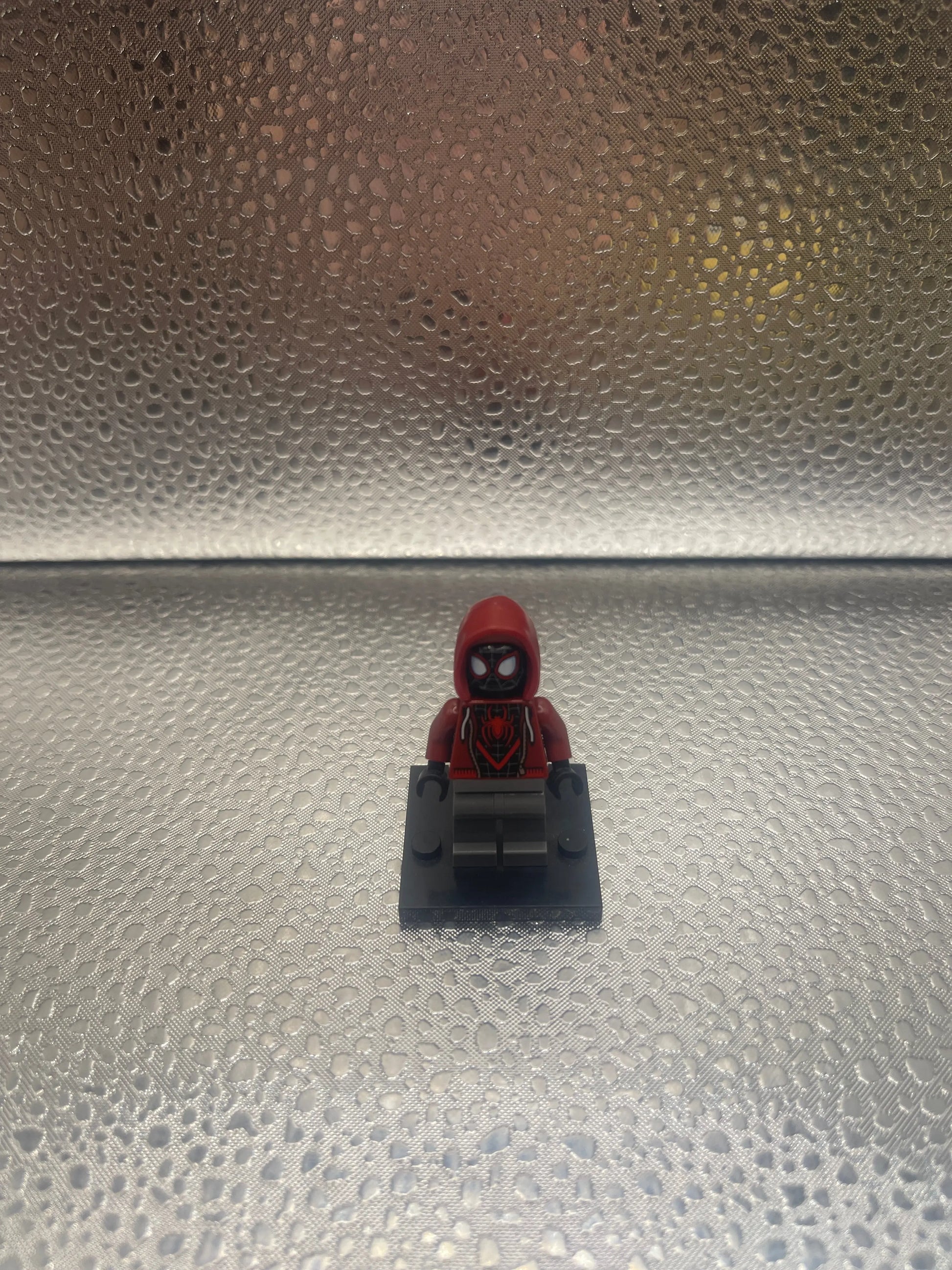 LEGO Spider-Man (Miles Morales) - Dark Red Hood Minifigure sh679 FRENLY BRICKS - Open 7 Days