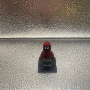 LEGO Spider-Man (Miles Morales) - Dark Red Hood Minifigure sh679 FRENLY BRICKS - Open 7 Days