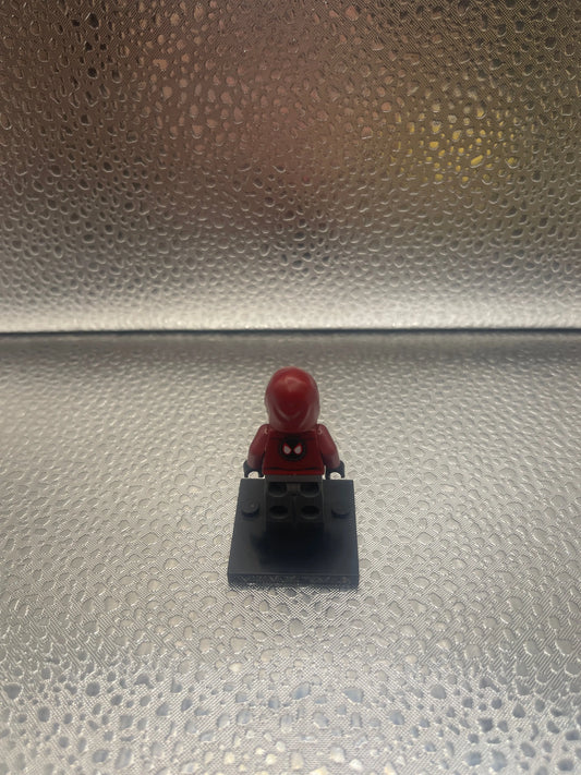 LEGO Spider-Man (Miles Morales) - Dark Red Hood Minifigure sh679 FRENLY BRICKS - Open 7 Days