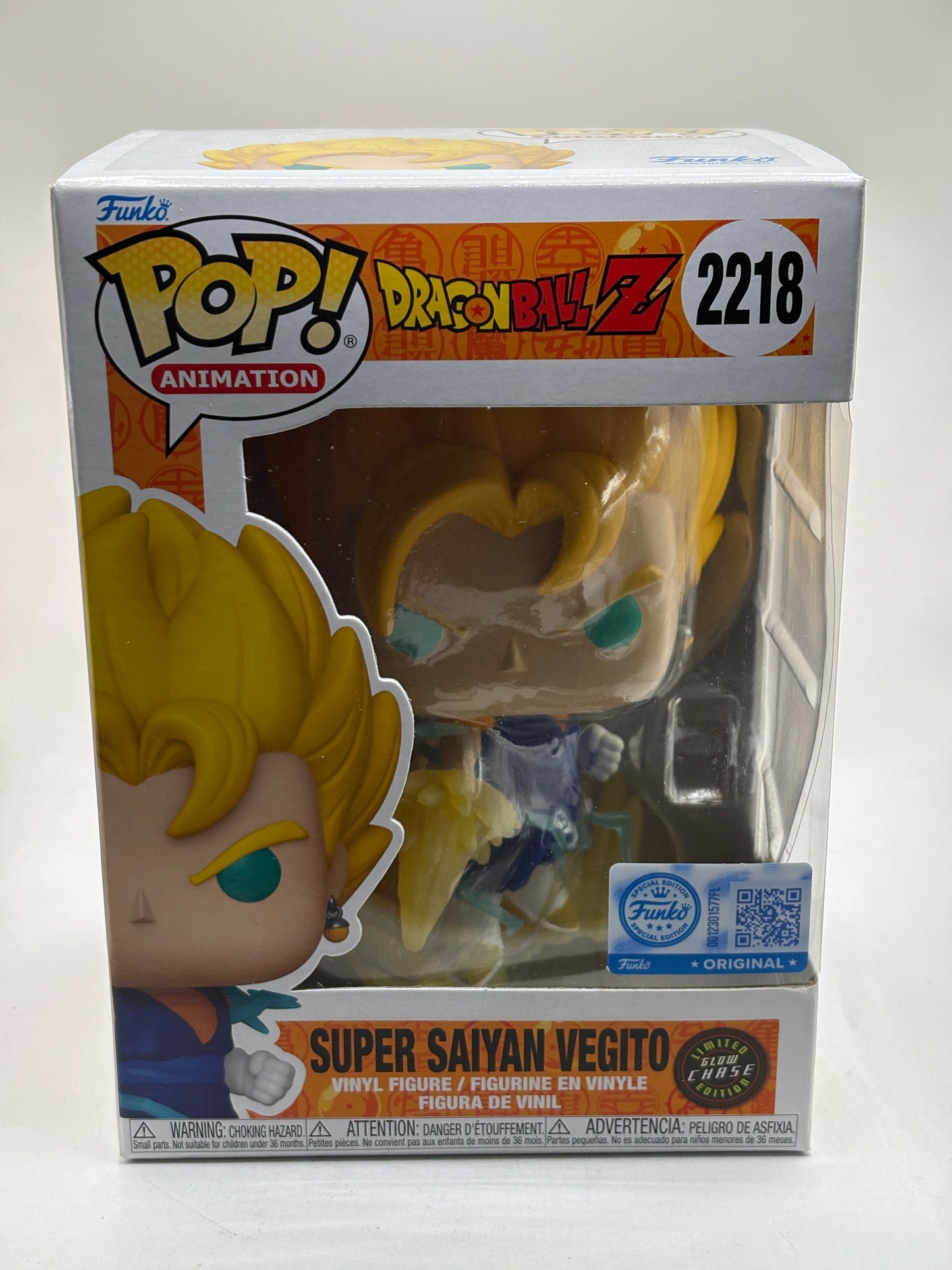 Funko POP! Animation Dragon Ball Z #2218 Super Saiyan Vegito Limited Glow Chase FRENLY BRICKS - Open 7 Days