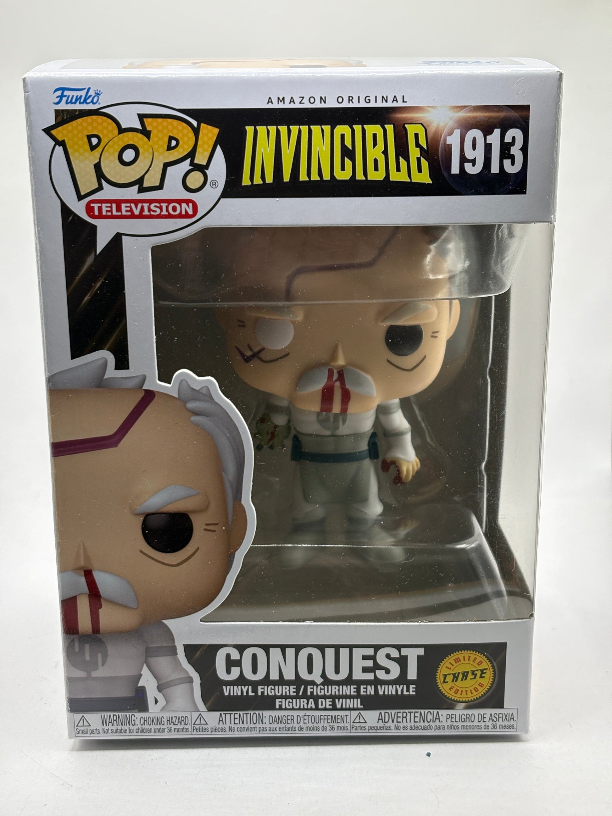 Funko POP! Television Invincible #1913 Conquest Limited Chase FRENLY BRICKS - Open 7 Days image 1