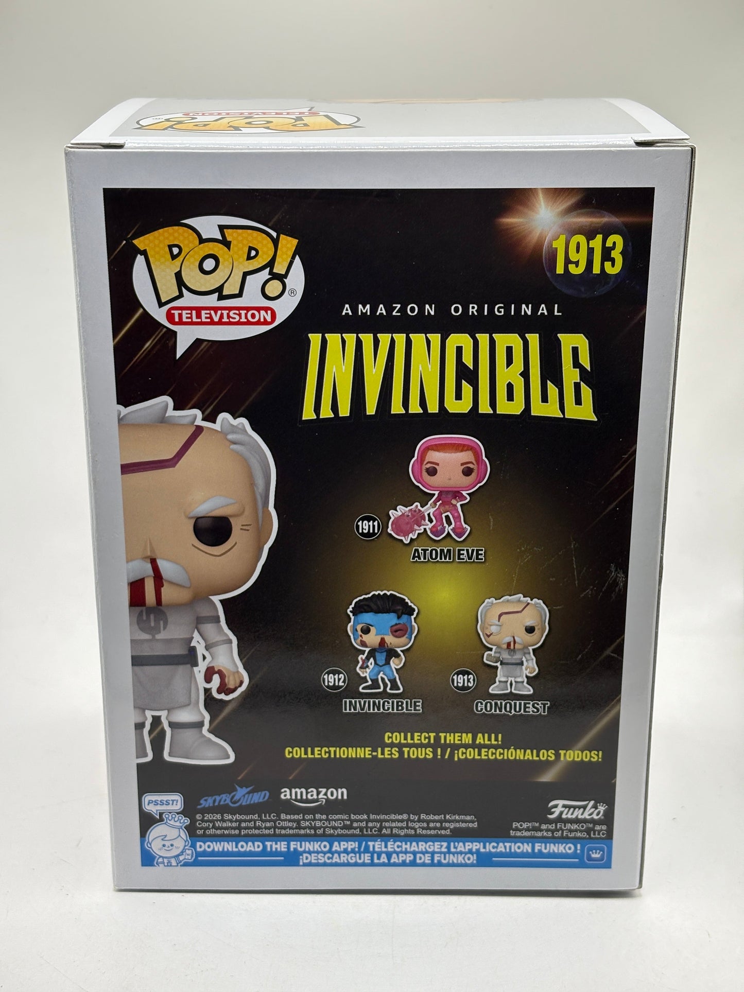 Funko POP! Television Invincible #1913 Conquest Limited Chase FRENLY BRICKS - Open 7 Days