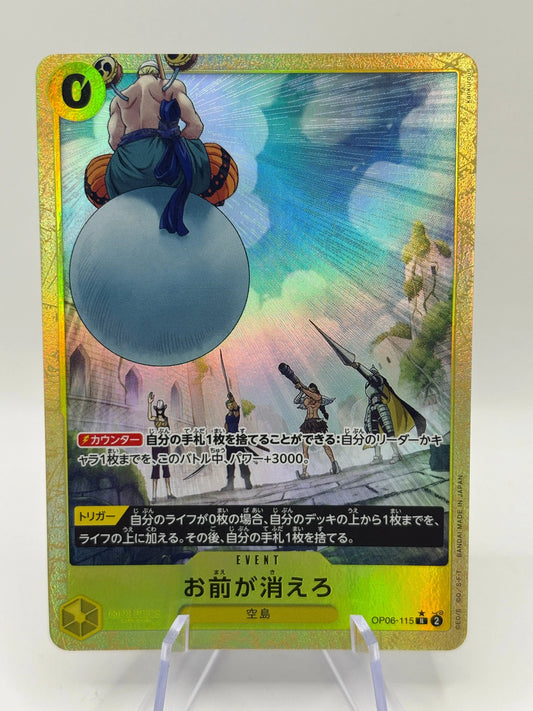 One Piece TCG - You’re the one who should disappear OP06-115 Rare Alternate Art NM FRENLY BRICKS - Open 7 Days