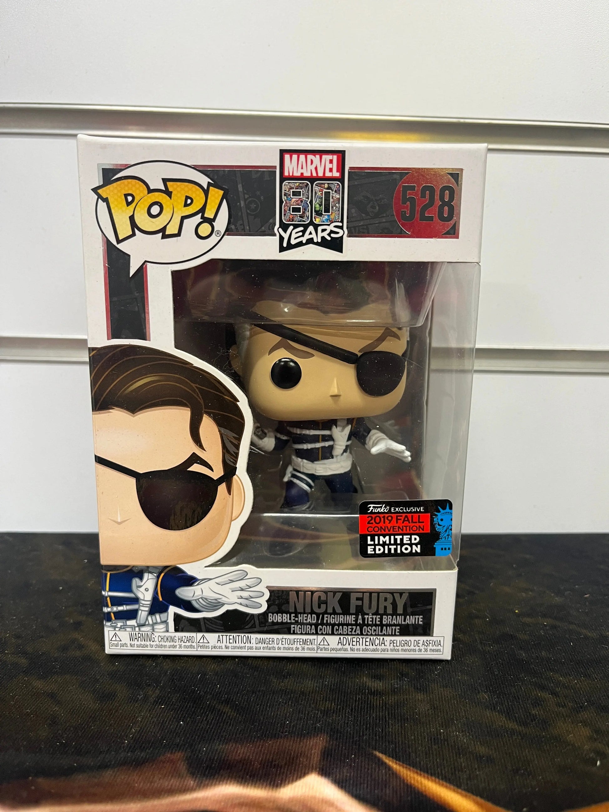 Funko Pop! Marvel 80 Years Nick Fury #528 2019 Fall Convention Exclusive Vinyl FRENLY BRICKS - Open 7 Days