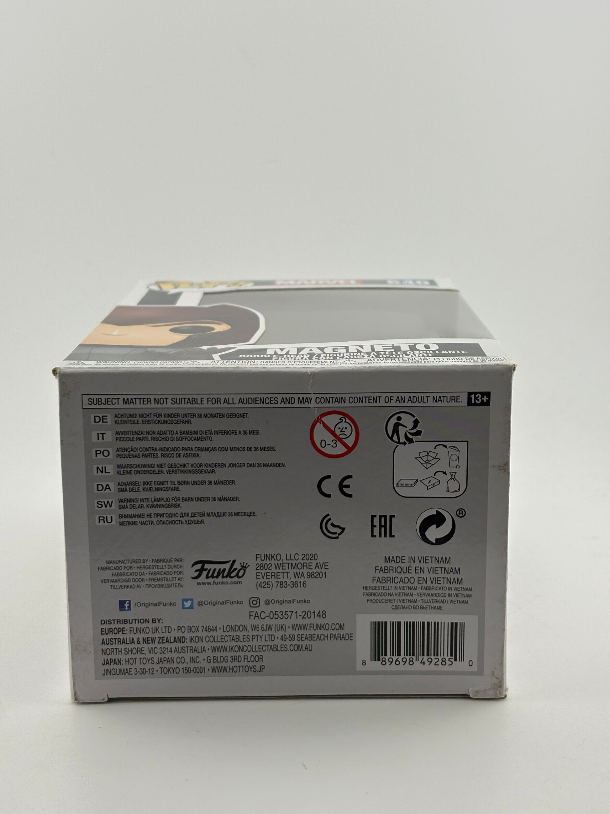 Funko POP! Marvel X-Men #640 Magneto Bobble-Head FRENLY BRICKS - Open 7 Days