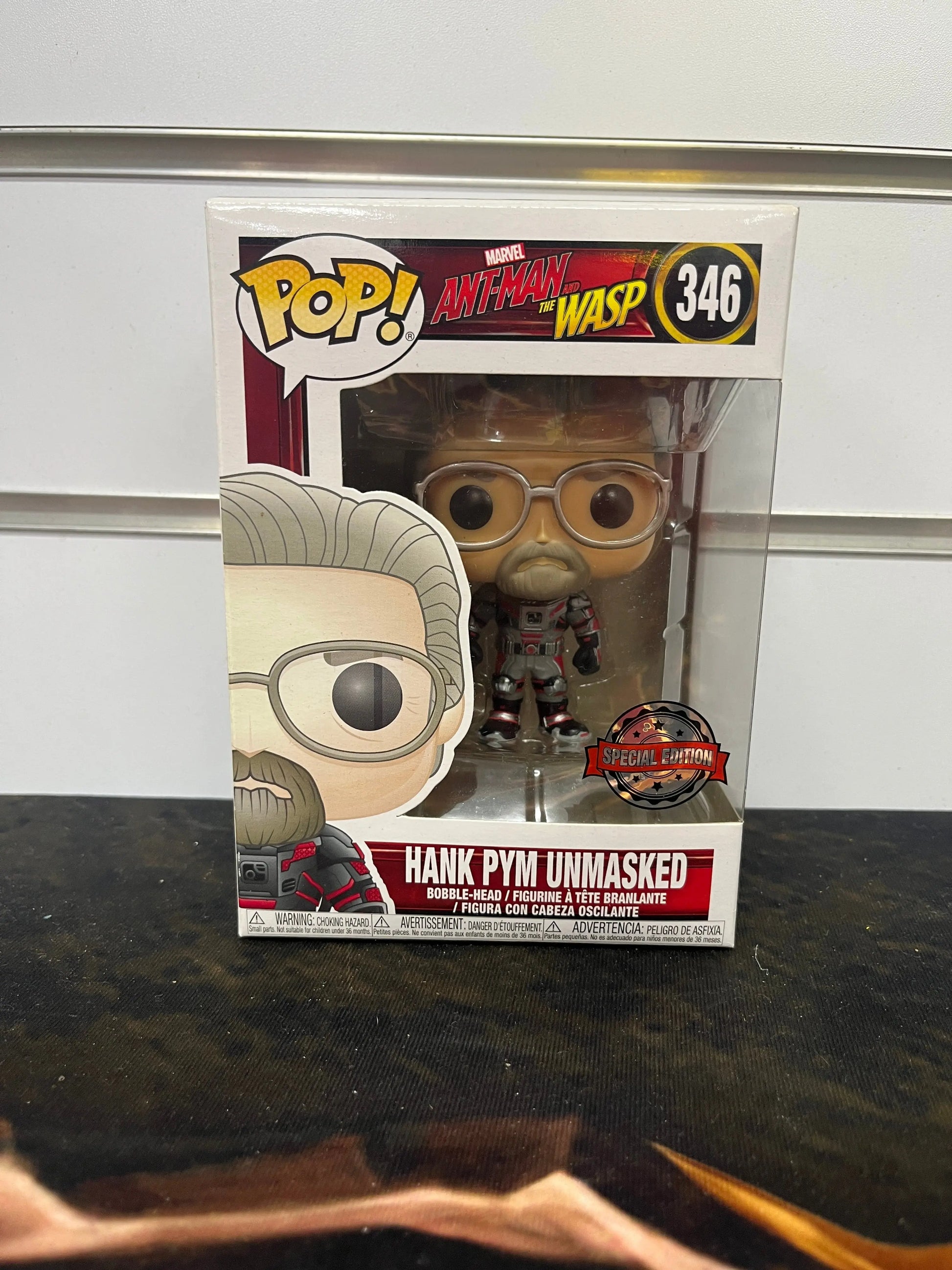 Funko Pop! Vinyl: Marvel - Hank Pym (Unmasked) #346 FRENLY BRICKS - Open 7 Days