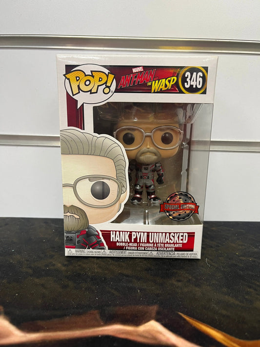 Funko Pop! Vinyl: Marvel - Hank Pym (Unmasked) #346 FRENLY BRICKS - Open 7 Days