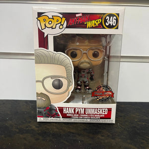 Funko Pop! Vinyl: Marvel - Hank Pym (Unmasked) #346 FRENLY BRICKS - Open 7 Days
