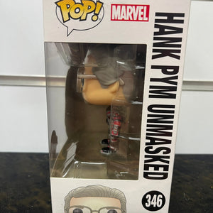 Funko Pop! Vinyl: Marvel - Hank Pym (Unmasked) #346 FRENLY BRICKS - Open 7 Days