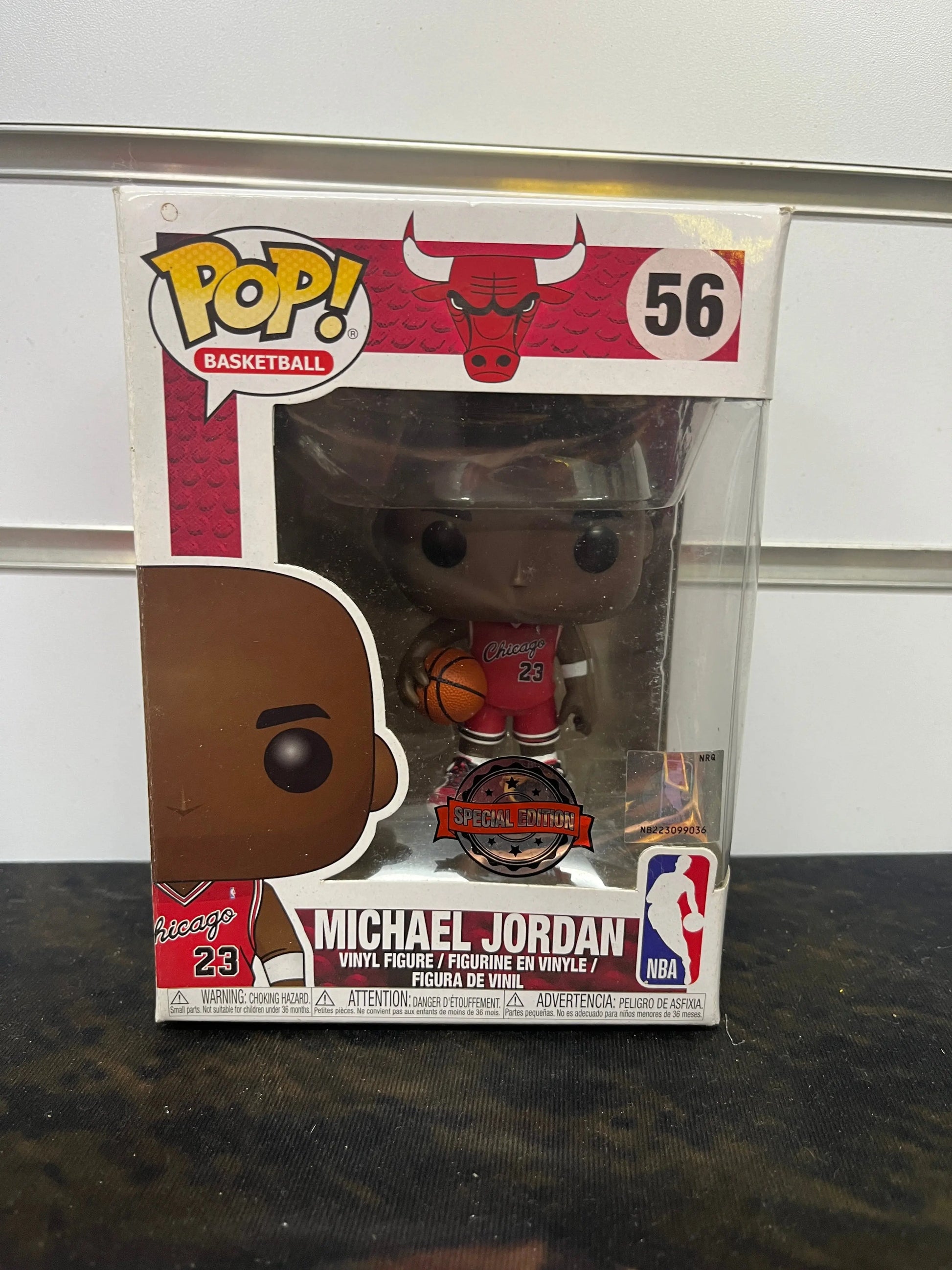 Michael Jordan 56 ~ NBA: Chicago Bulls ~ Funko Pop Vinyl ~ Special Edition FRENLY BRICKS - Open 7 Days