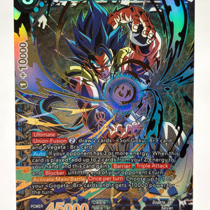 Dragon Ball Masters TCG - SSB Gogeta, Shining Blue Strongest Warrior BT26-138 SCR FRENLY BRICKS - Open 7 Days