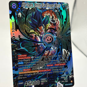Dragon Ball Masters TCG - SSB Gogeta, Shining Blue Strongest Warrior BT26-138 SCR FRENLY BRICKS - Open 7 Days