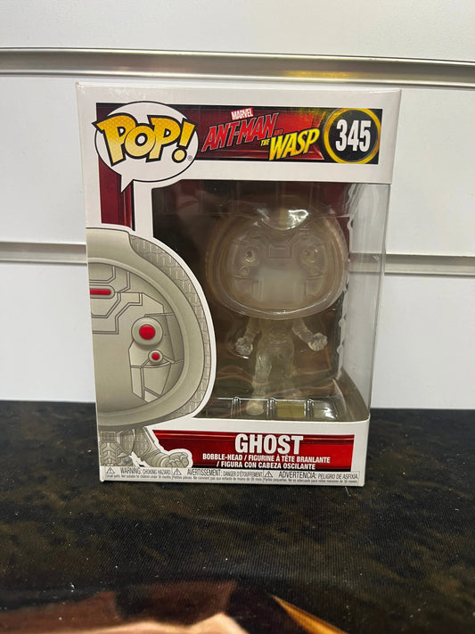 Funko POP! Marvel Ant-Man and the Wasp Ghost Invisible #345 FRENLY BRICKS - Open 7 Days