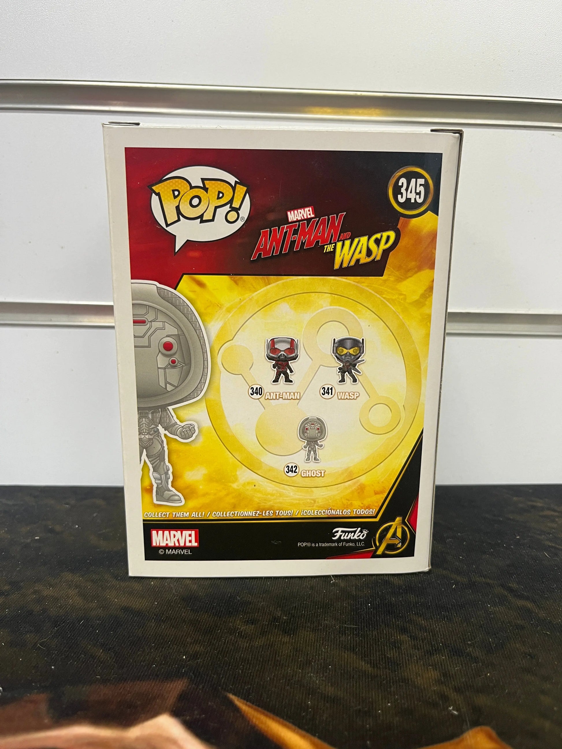 Funko POP! Marvel Ant-Man and the Wasp Ghost Invisible #345 FRENLY BRICKS - Open 7 Days
