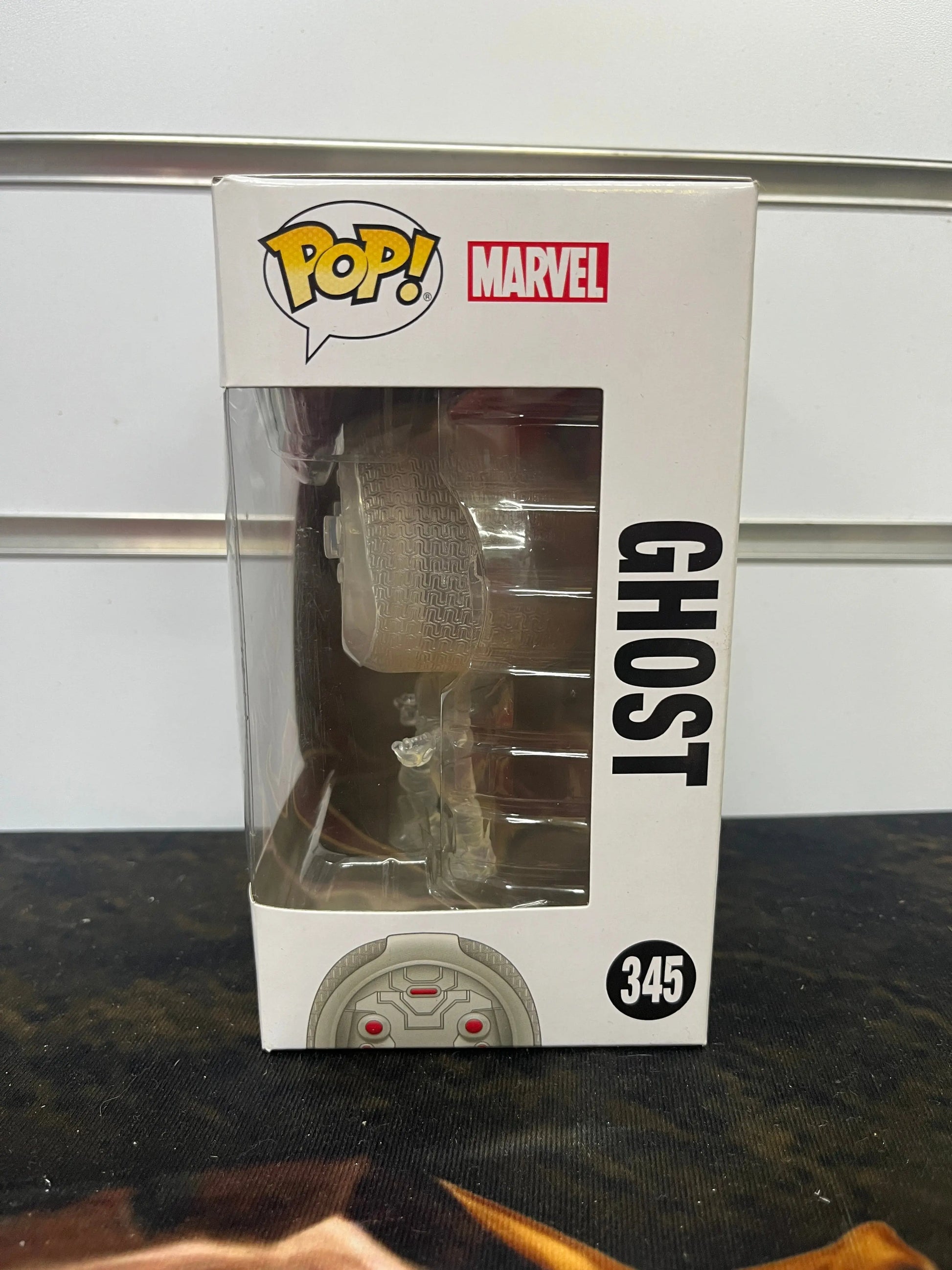 Funko POP! Marvel Ant-Man and the Wasp Ghost Invisible #345 FRENLY BRICKS - Open 7 Days