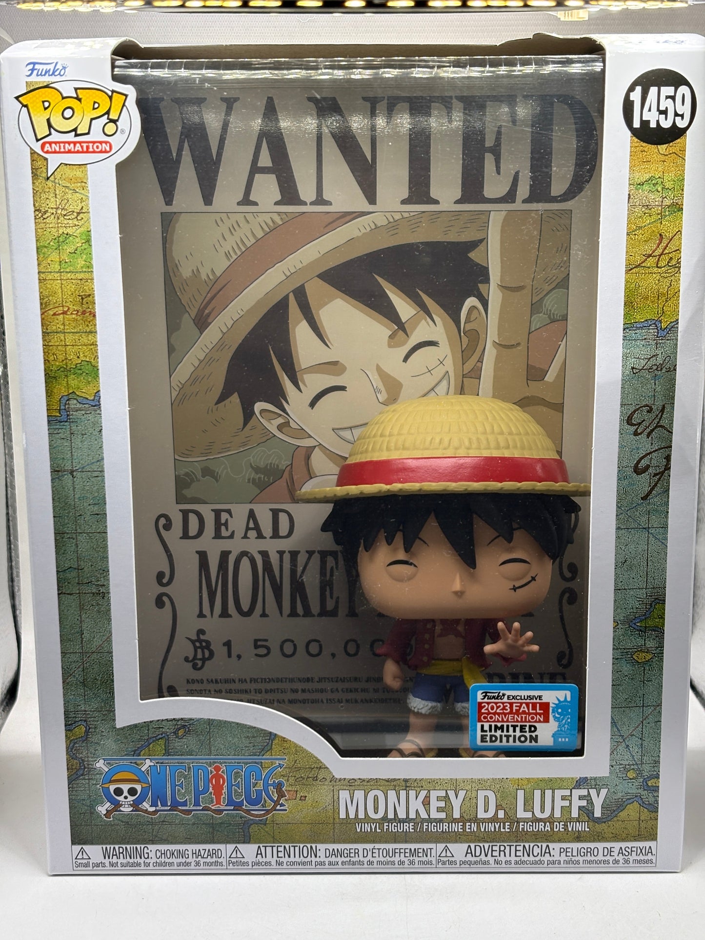 Funko POP! Animation One Piece #1459 Monkey D Luffy 2023 Fall Limited Edition FRENLY BRICKS - Open 7 Days