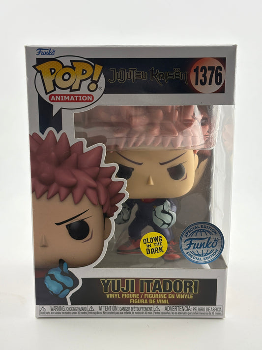 Funko POP! Animation Jujutsu Kaisen #1376 Yuji Itadori Glow Special Edition FRENLY BRICKS - Open 7 Days