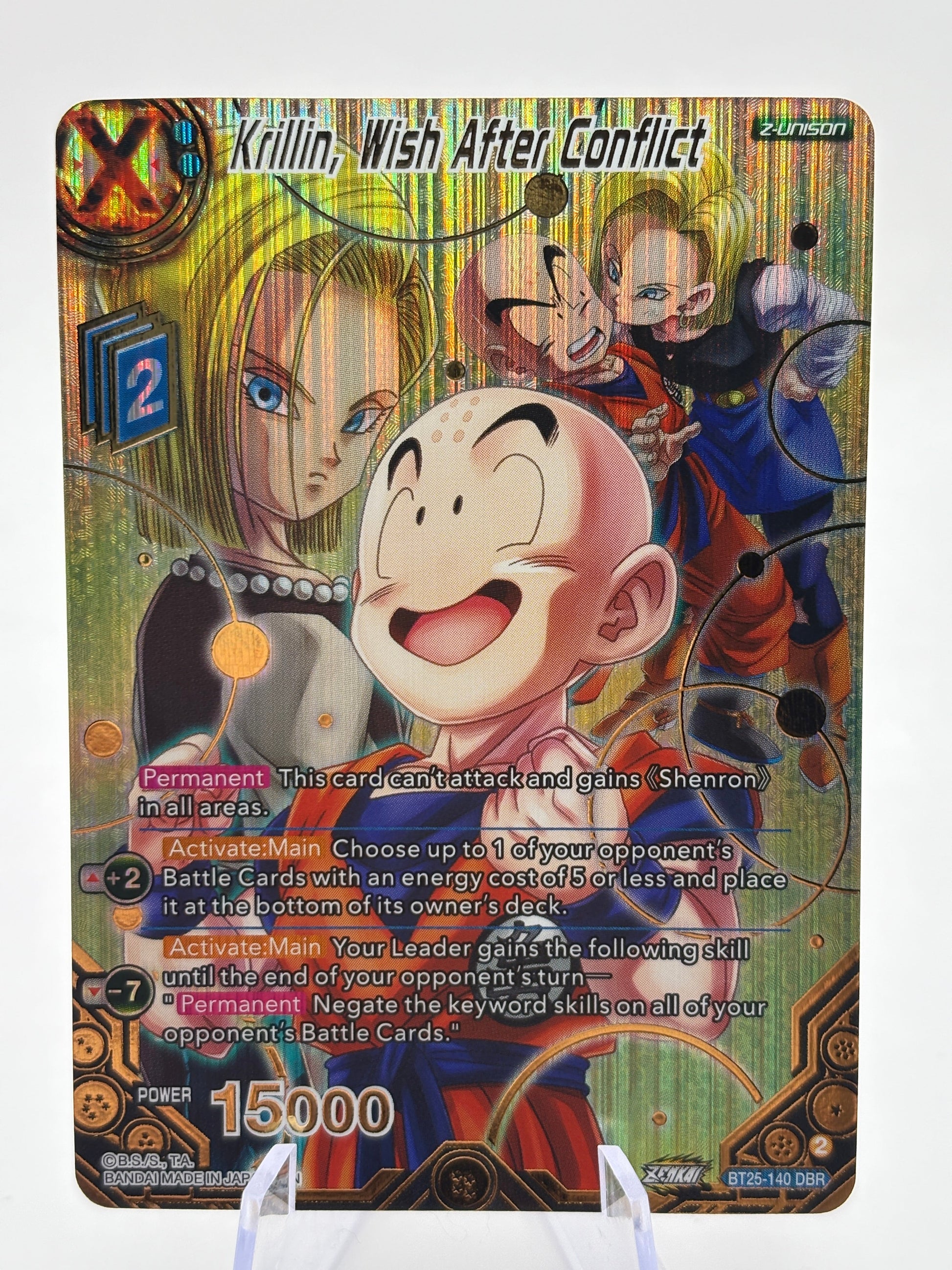 Dragon Ball Masters TCG - Krillin, Wish After Conflict BT25-140 DBR NM FRENLY BRICKS - Open 7 Days