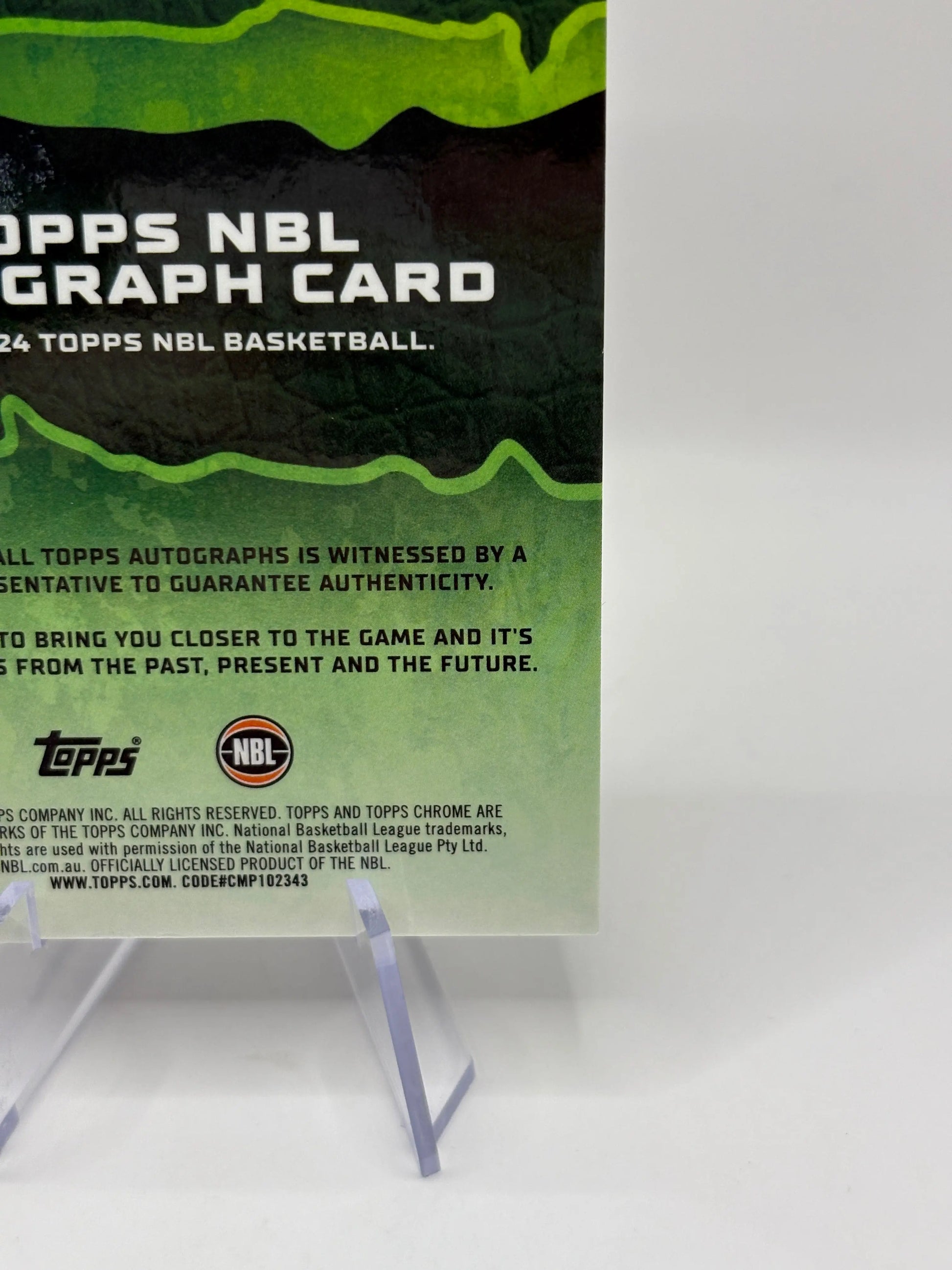 2024 Topps Chrome NBL Basketball - Taran Armstrong Auto #A-TA FRENLY BRICKS - Open 7 Days