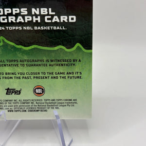 2024 Topps Chrome NBL Basketball - Taran Armstrong Auto #A-TA FRENLY BRICKS - Open 7 Days