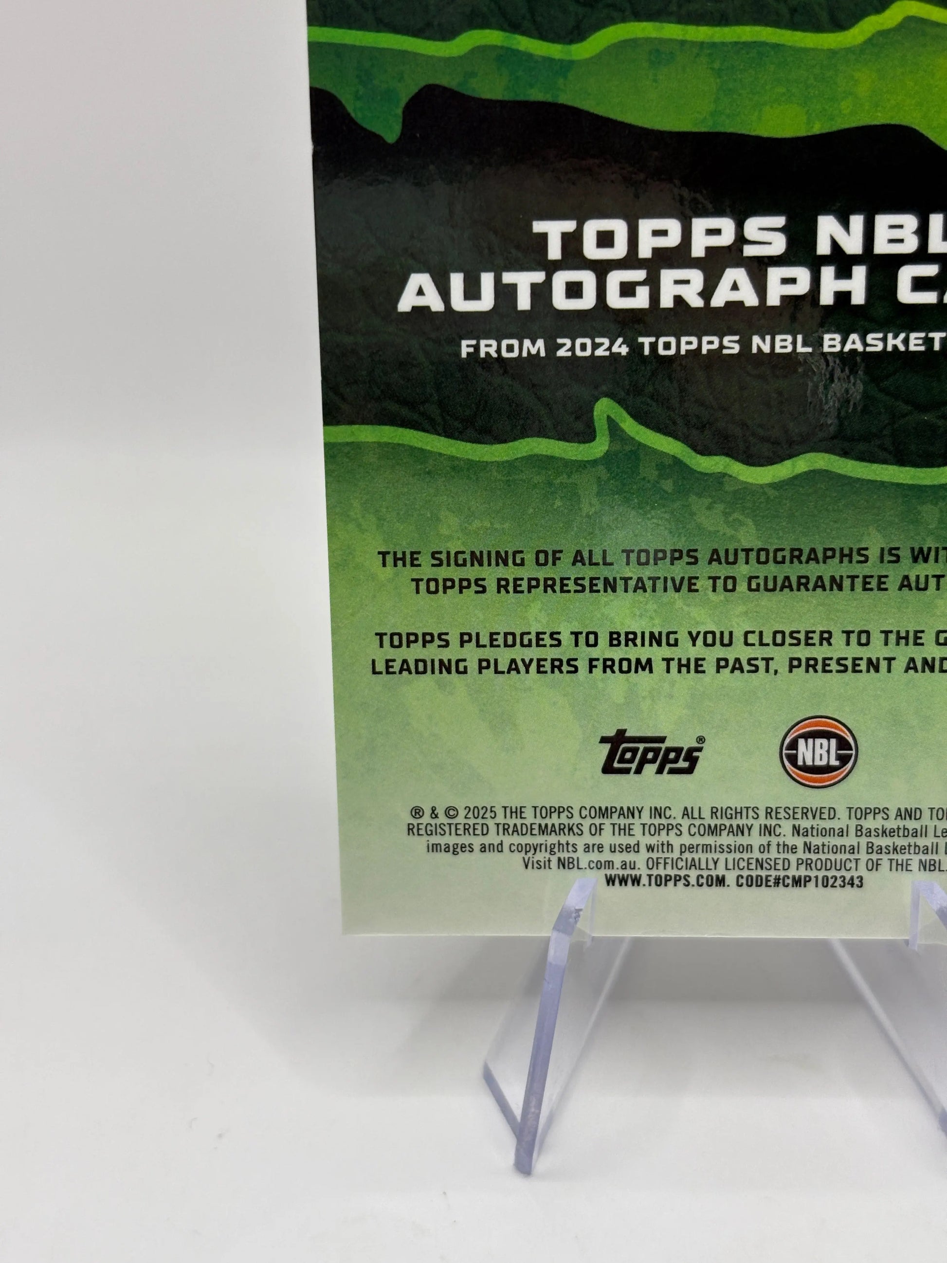 2024 Topps Chrome NBL Basketball - Taran Armstrong Auto #A-TA FRENLY BRICKS - Open 7 Days