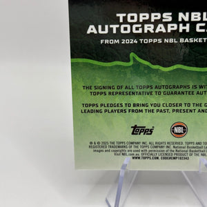 2024 Topps Chrome NBL Basketball - Taran Armstrong Auto #A-TA FRENLY BRICKS - Open 7 Days