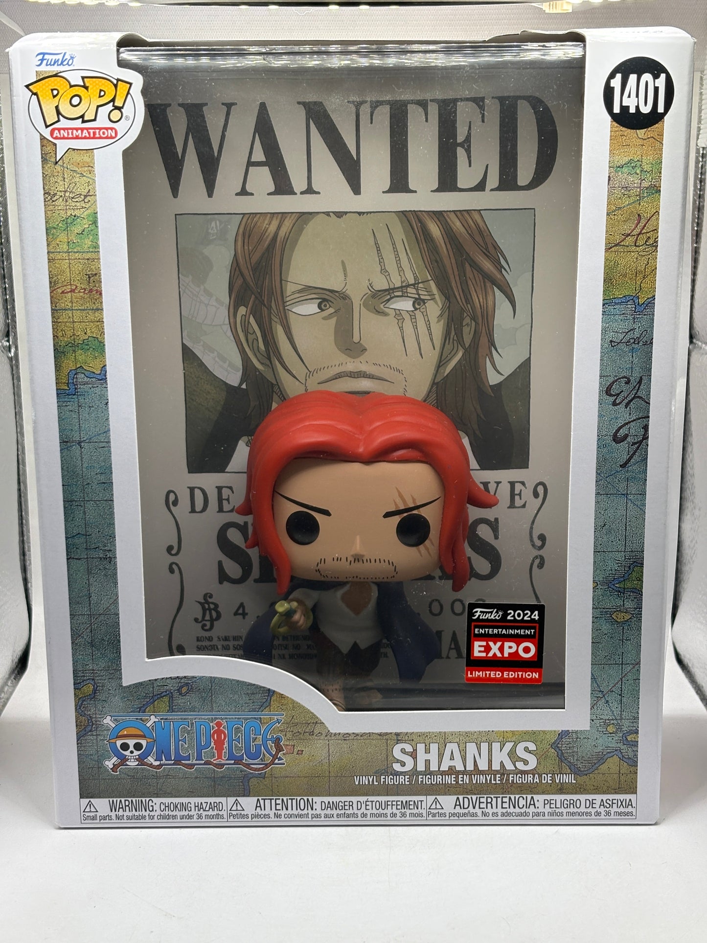 Funko POP! Animation One Piece #1401 Shanks Expo Limited Edition FRENLY BRICKS - Open 7 Days
