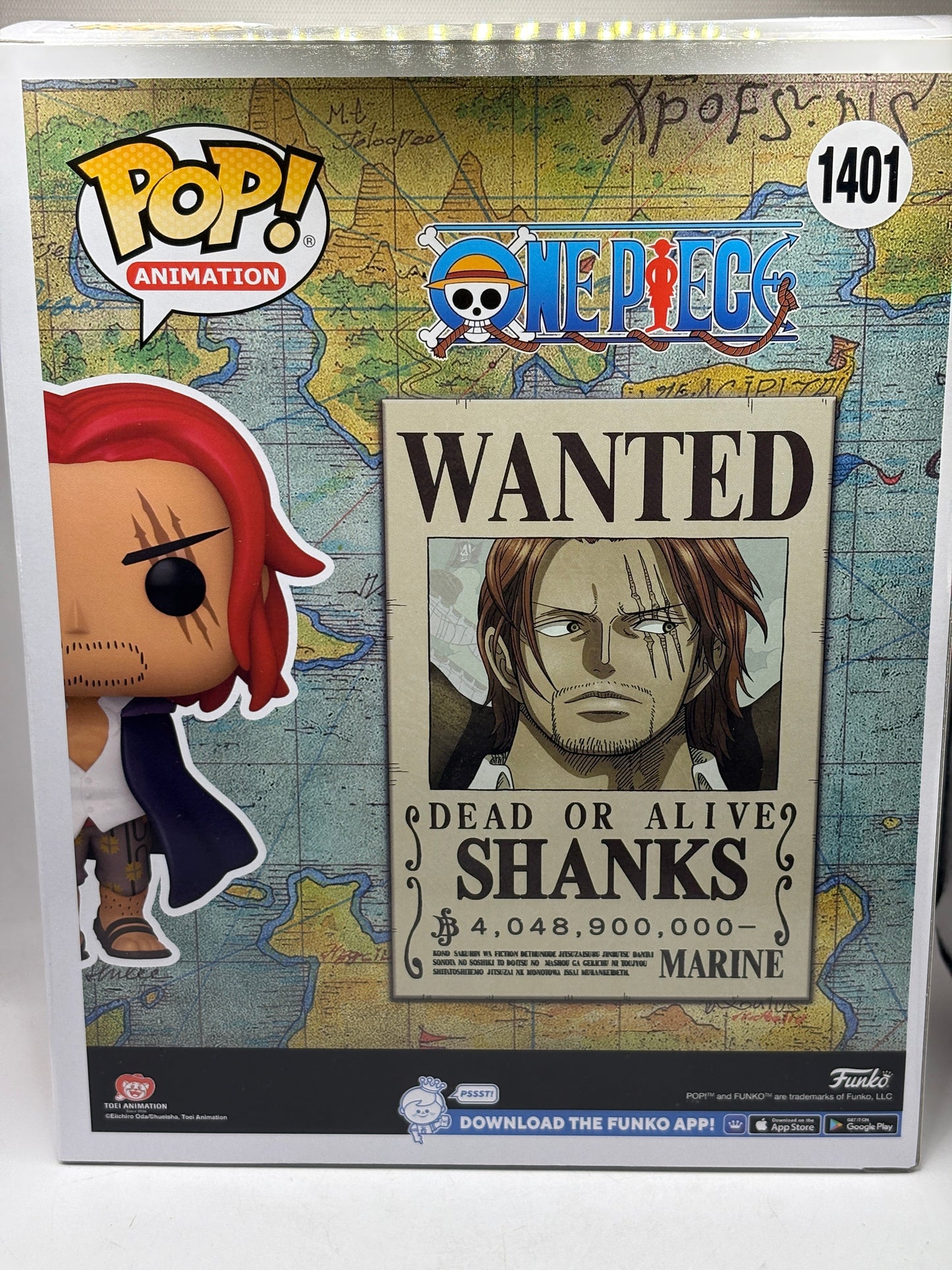 Funko POP! Animation One Piece #1401 Shanks Expo Limited Edition FRENLY BRICKS - Open 7 Days