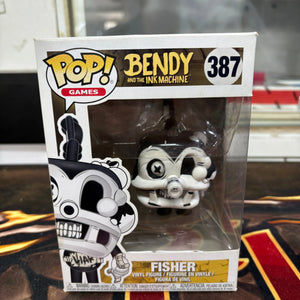 Funko Pop Games Bendy and the Ink Machine Fisher #387 FRENLY BRICKS - Open 7 Days