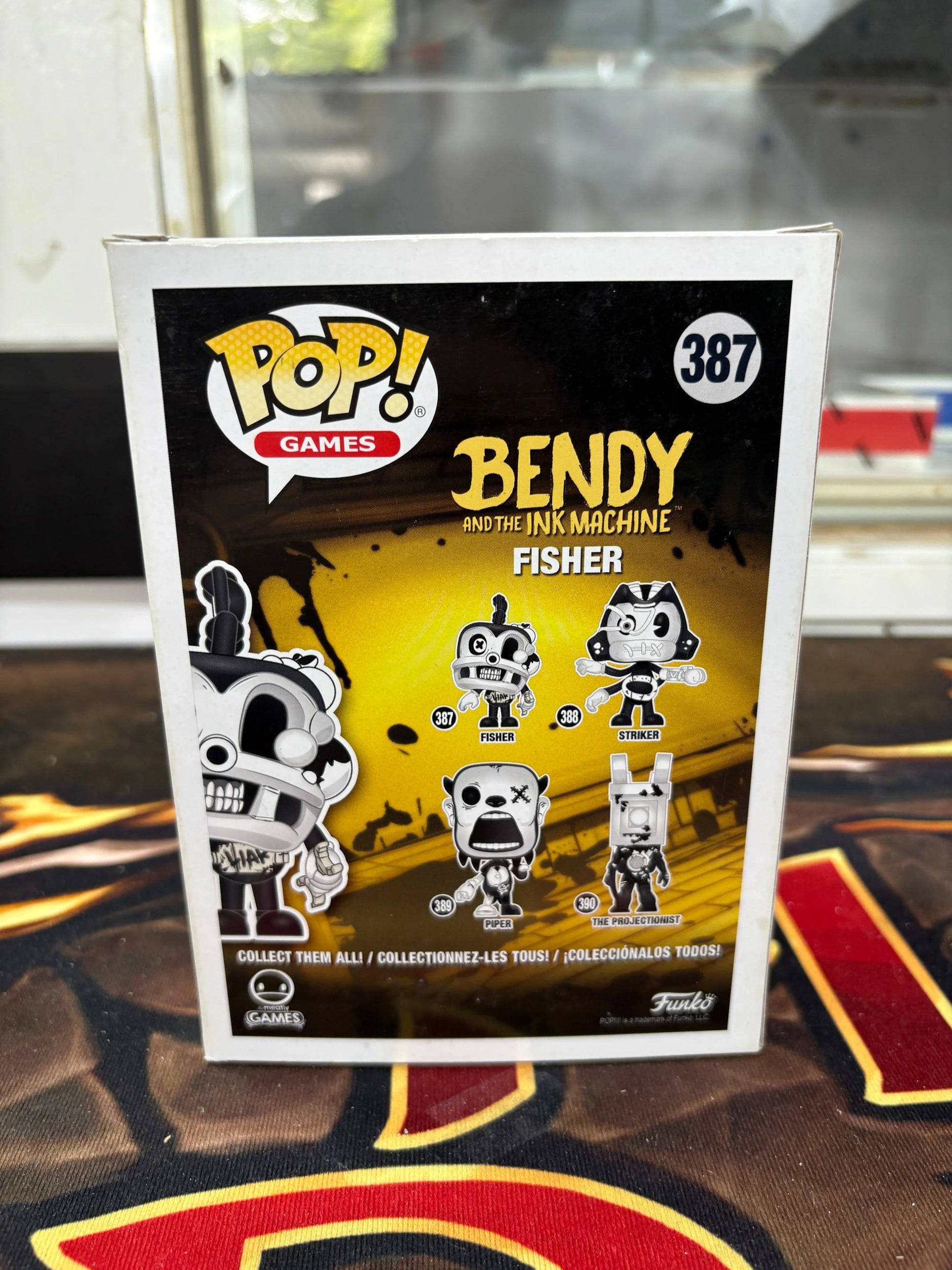 Funko Pop Games Bendy and the Ink Machine Fisher #387 FRENLY BRICKS - Open 7 Days