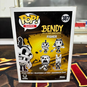 Funko Pop Games Bendy and the Ink Machine Fisher #387 FRENLY BRICKS - Open 7 Days
