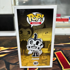 Funko Pop Games Bendy and the Ink Machine Fisher #387 FRENLY BRICKS - Open 7 Days