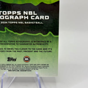 2024 Topps Chrome NBL Basketball - Dylan Windler Auto #A-DW FRENLY BRICKS - Open 7 Days