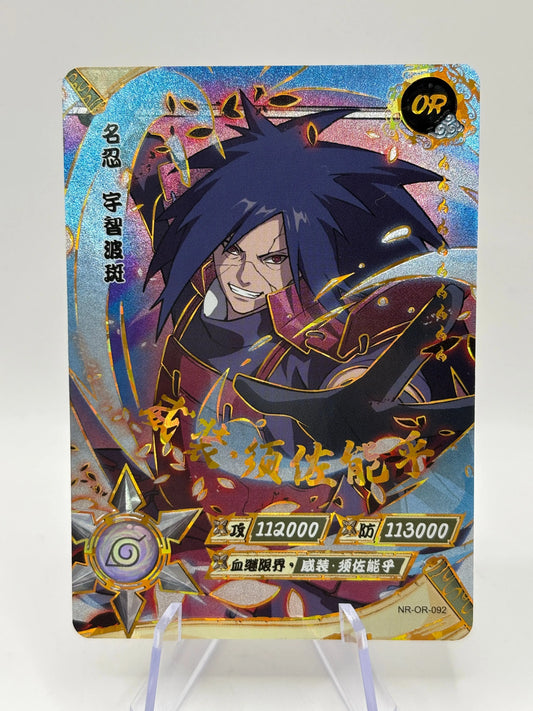 Naruto Kayou TCG - Madara Uchiha Full Art NR-OR-092 Ultra Rare NM FRENLY BRICKS - Open 7 Days