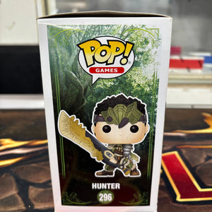 Funko Pop! Hunter #296 Monster Hunter box damage FRENLY BRICKS - Open 7 Days