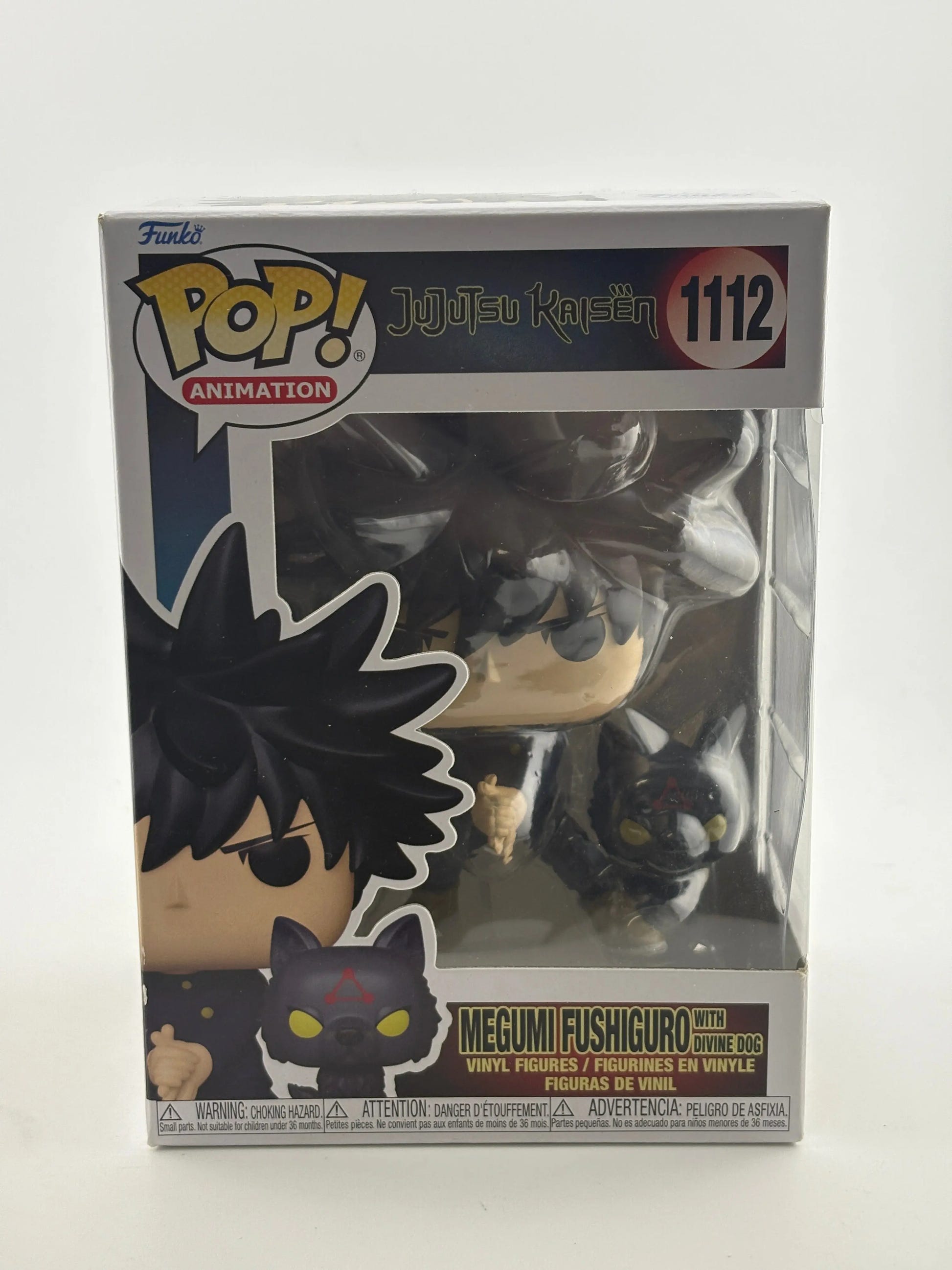 Funko POP! Animation Jujutsu Kaisen #1112 Megumi Fushiguro with Divine Dog FRENLY BRICKS - Open 7 Days image 1
