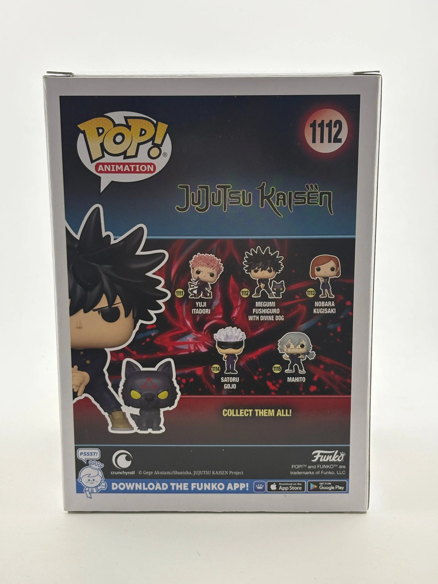Funko POP! Animation Jujutsu Kaisen #1112 Megumi Fushiguro with Divine Dog FRENLY BRICKS - Open 7 Days