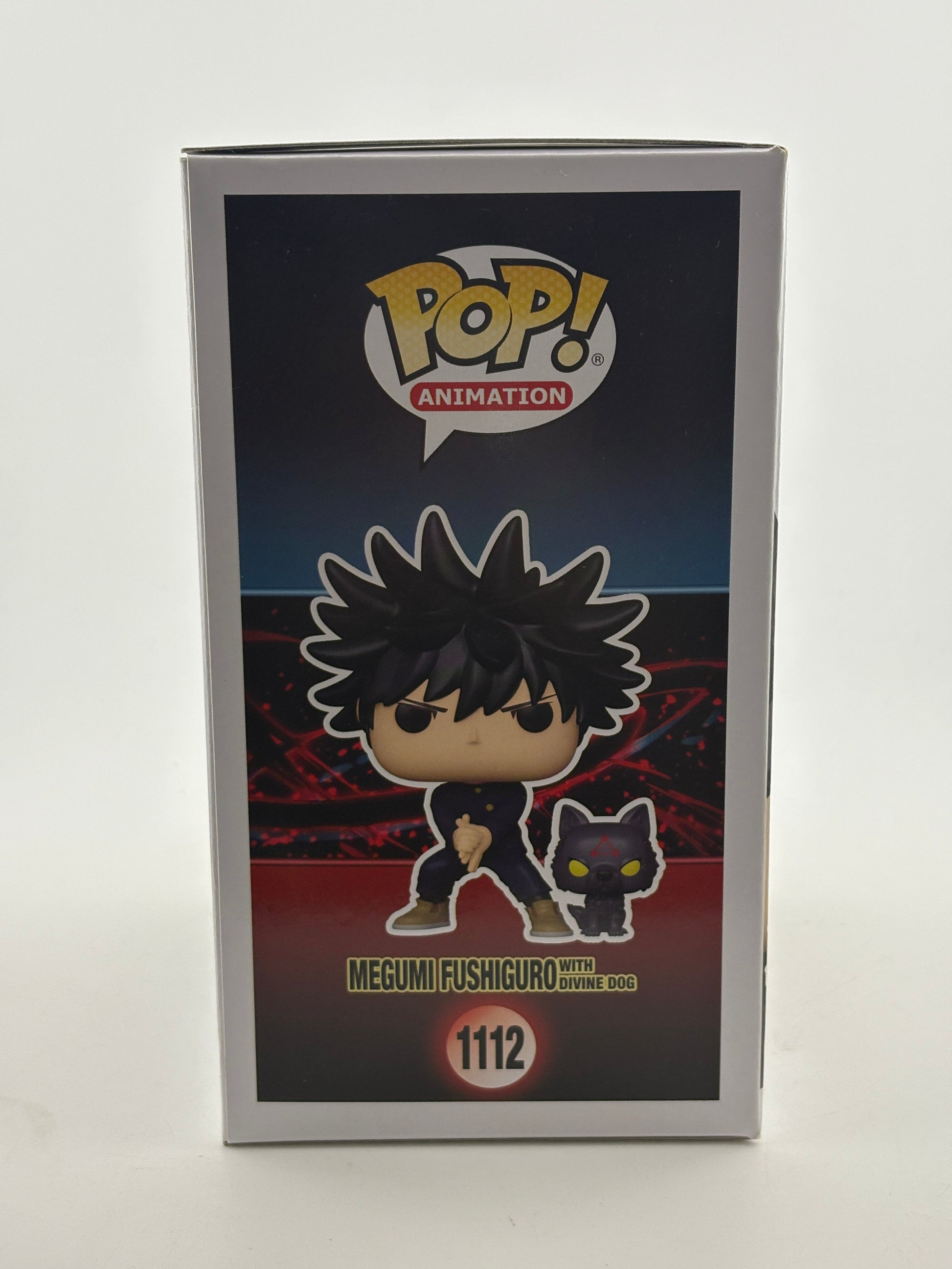 Funko POP! Animation Jujutsu Kaisen #1112 Megumi Fushiguro with Divine Dog FRENLY BRICKS - Open 7 Days