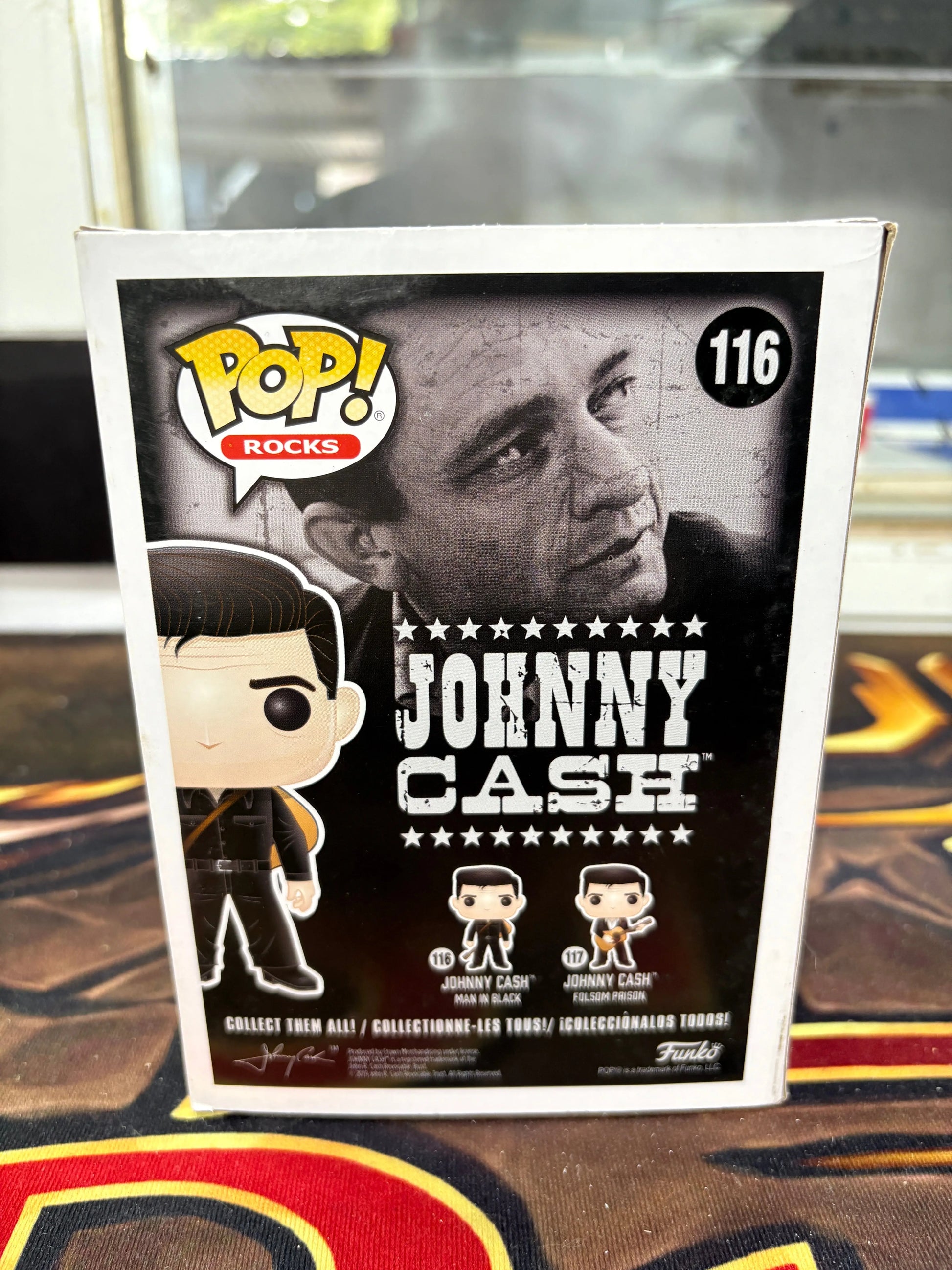 Funko Pop! Rocks Johnny Cash #116 Figure FRENLY BRICKS - Open 7 Days