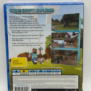 Minecraft Playstation 4 Edition - PG Playstation Sealed Video Game Brand New FRENLY BRICKS - Open 7 Days