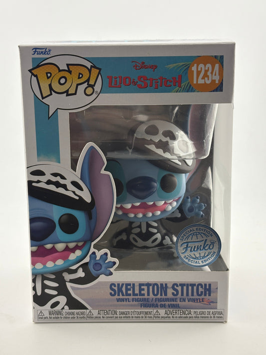 Funko POP! Disney Lilo & Stitch #1234 Skeleton Stitch Special Edition FRENLY BRICKS - Open 7 Days